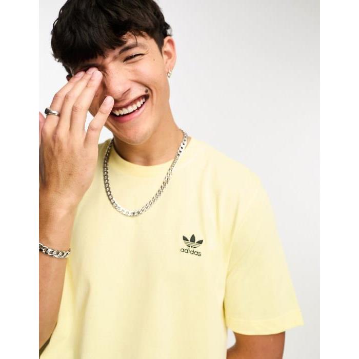 Adidas Originals 아디다스 오리지널 House 오브 에센셜 티셔츠 in 옐로우 YELLOW 204492538울랄라 편집샵