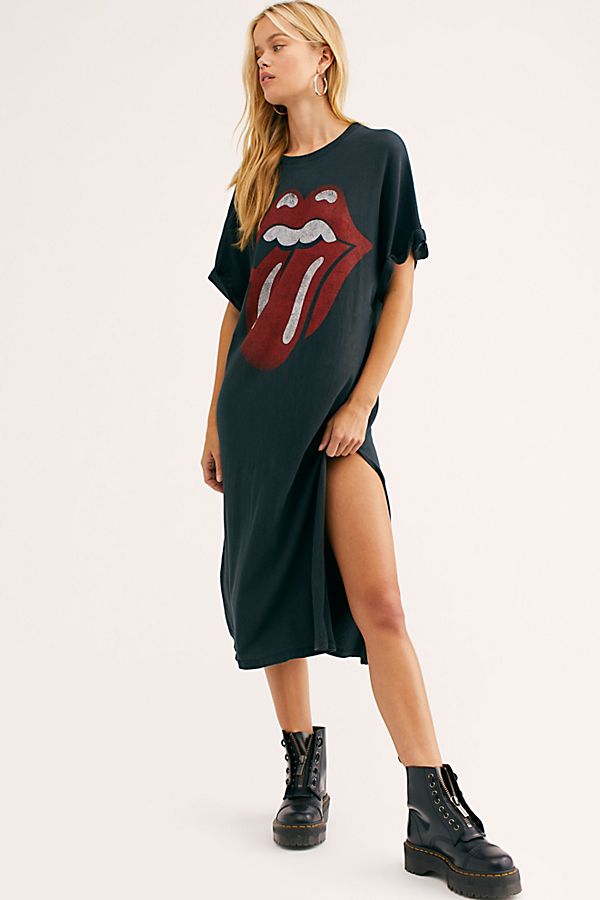 Daydreamer 롤링스톤즈 89 맥시 티셔츠 원피스 드레스 (2컬러)울랄라 편집샵