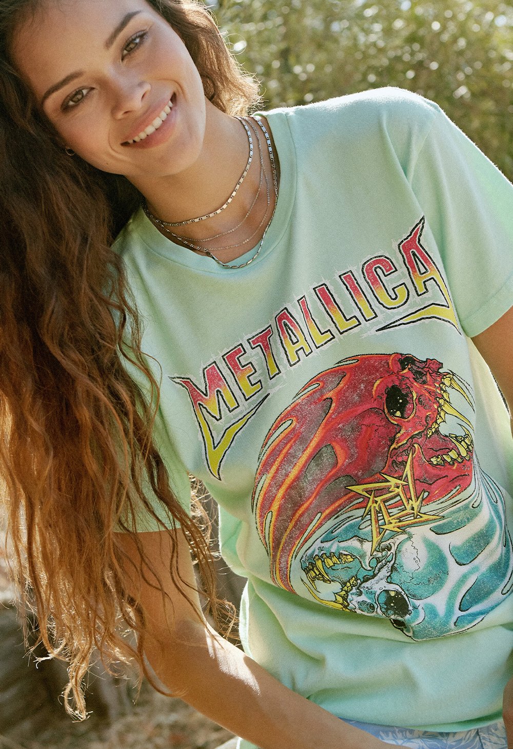 Daydreamer 메탈리카 위켄드 여성 티셔츠울랄라 편집샵