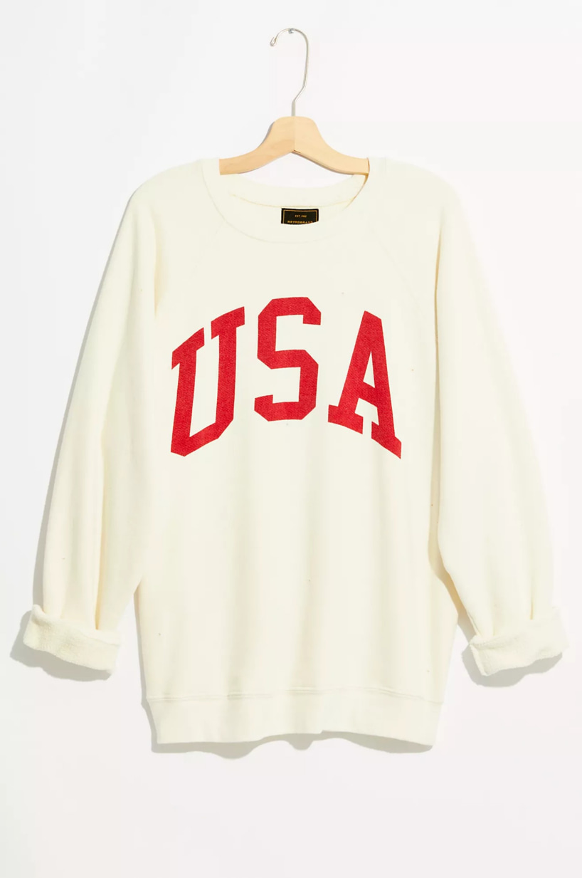 오리지널 레트로 브랜드 Original Retro Brand USA 여성 맨투맨 스웨트셔츠 (2컬러)울랄라 편집샵
